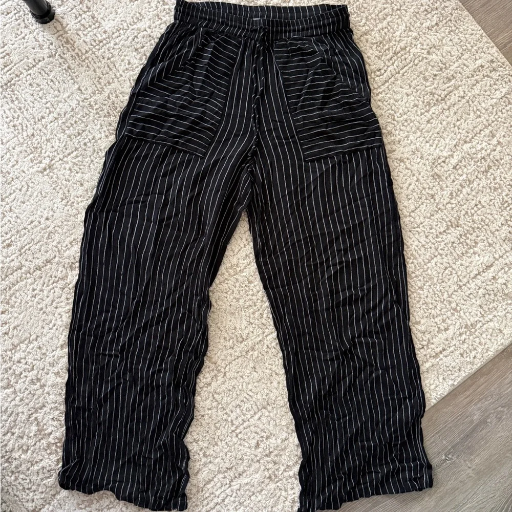 Billabong Wandering Heart Wide Leg Striped Pants Women's Size S - Picture 3 of 7